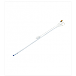 Silicone foley catheter with irrigation cap